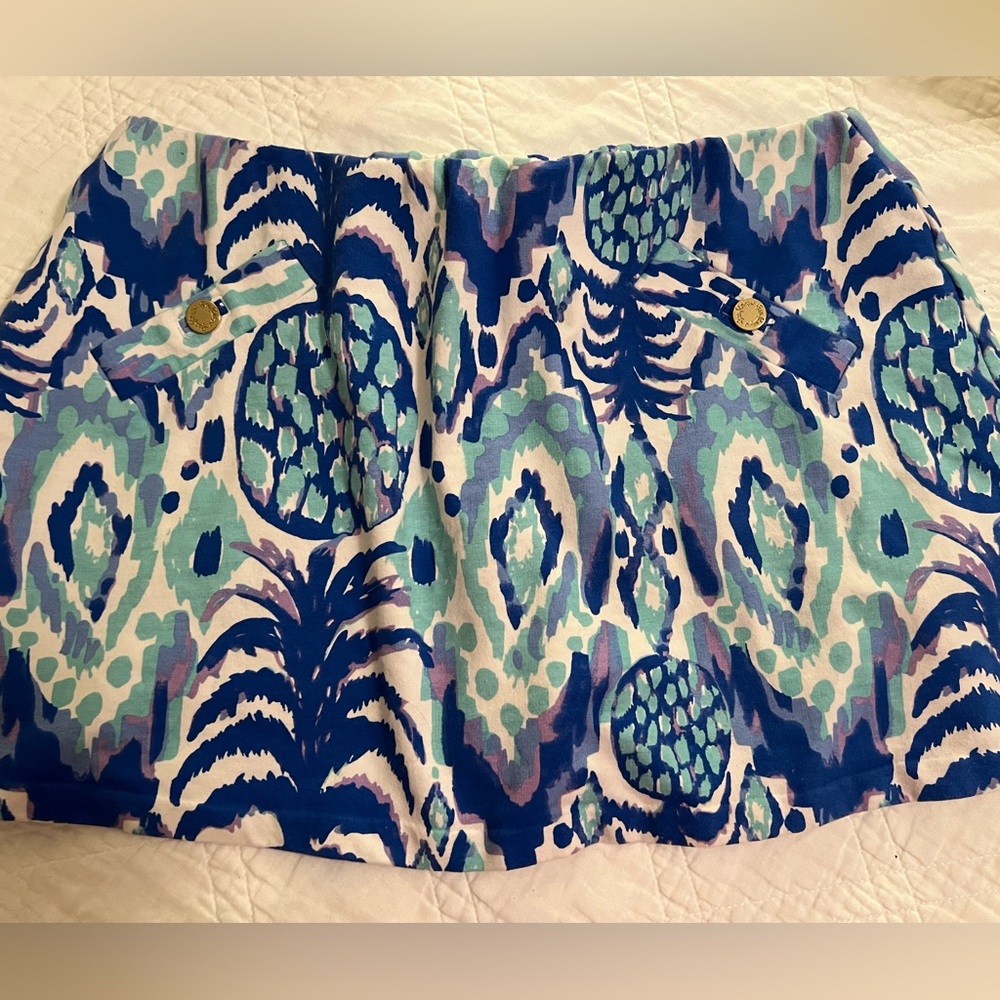 LILLY PULITZER Women’s Blue Patterned Shorts - Nautical Print